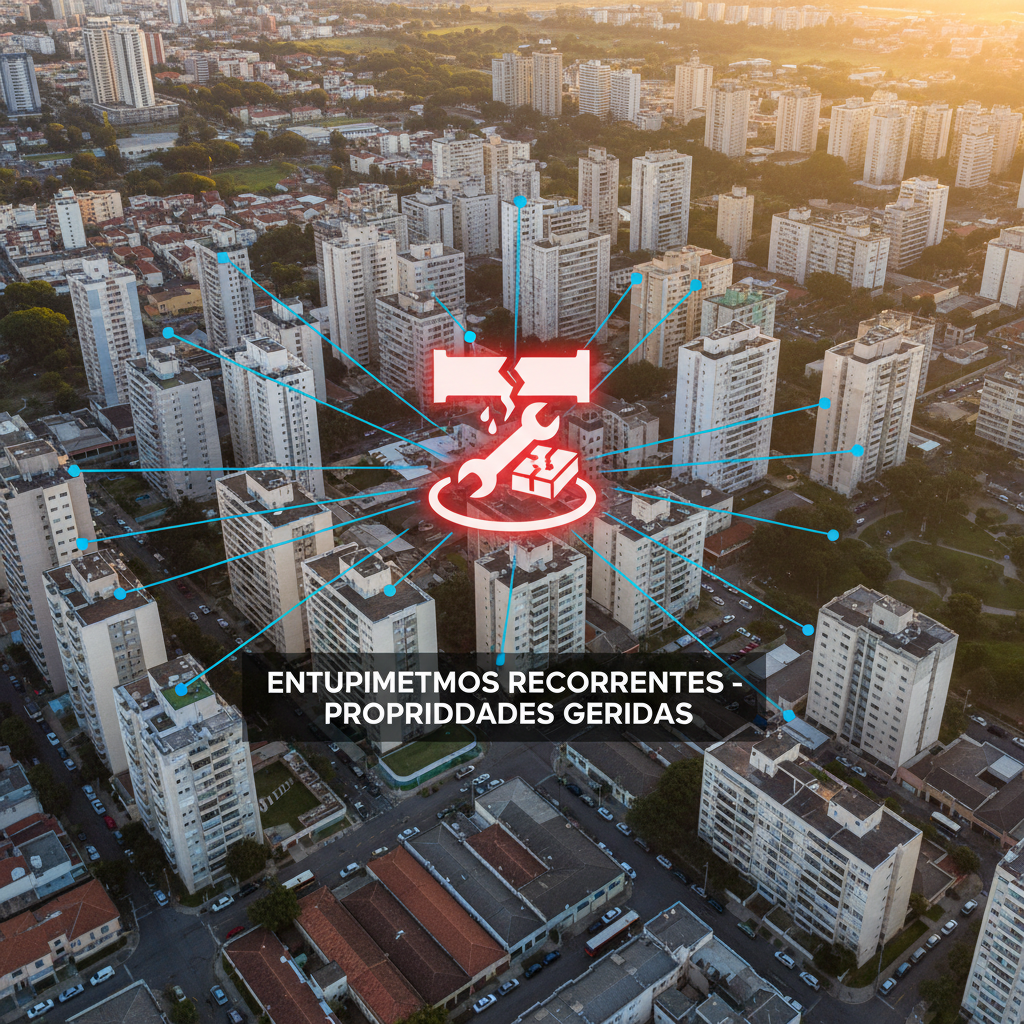 Um técnico especializado utilizando uma câmera de inspeção de tubulações para identificar obstruções e anomalias em um sistema hidráulico subterrâneo, com um monitor exibindo a imagem interna, enfatizando a precisão diagnóstica.