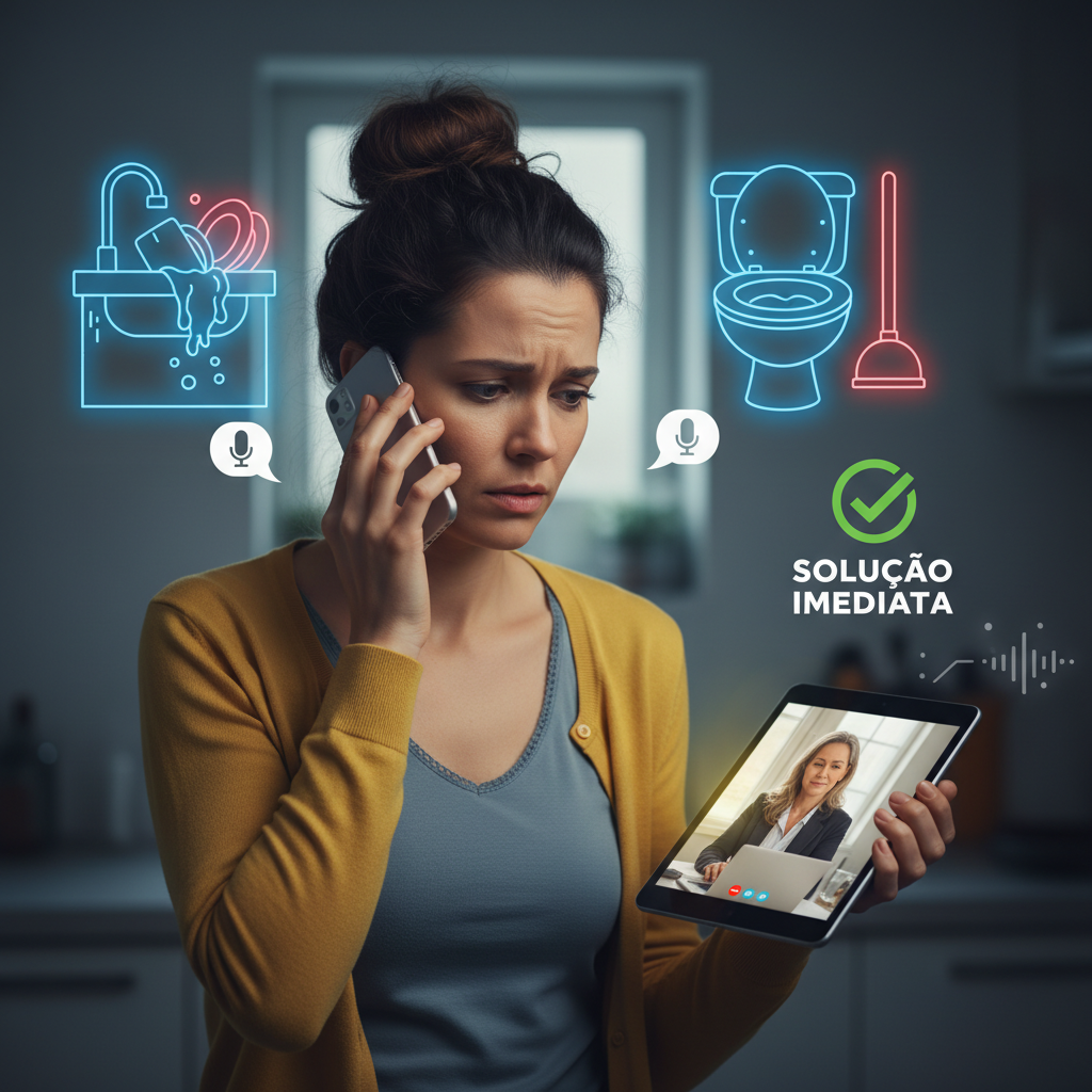 Infográfico que ilustra as diferentes causas de entupimento (mau uso do inquilino vs. desgaste natural/problema estrutural) e as respectivas responsabilidades (inquilino vs. proprietário), com setas e caixas de texto claras. O design deve ser didático e objetivo.