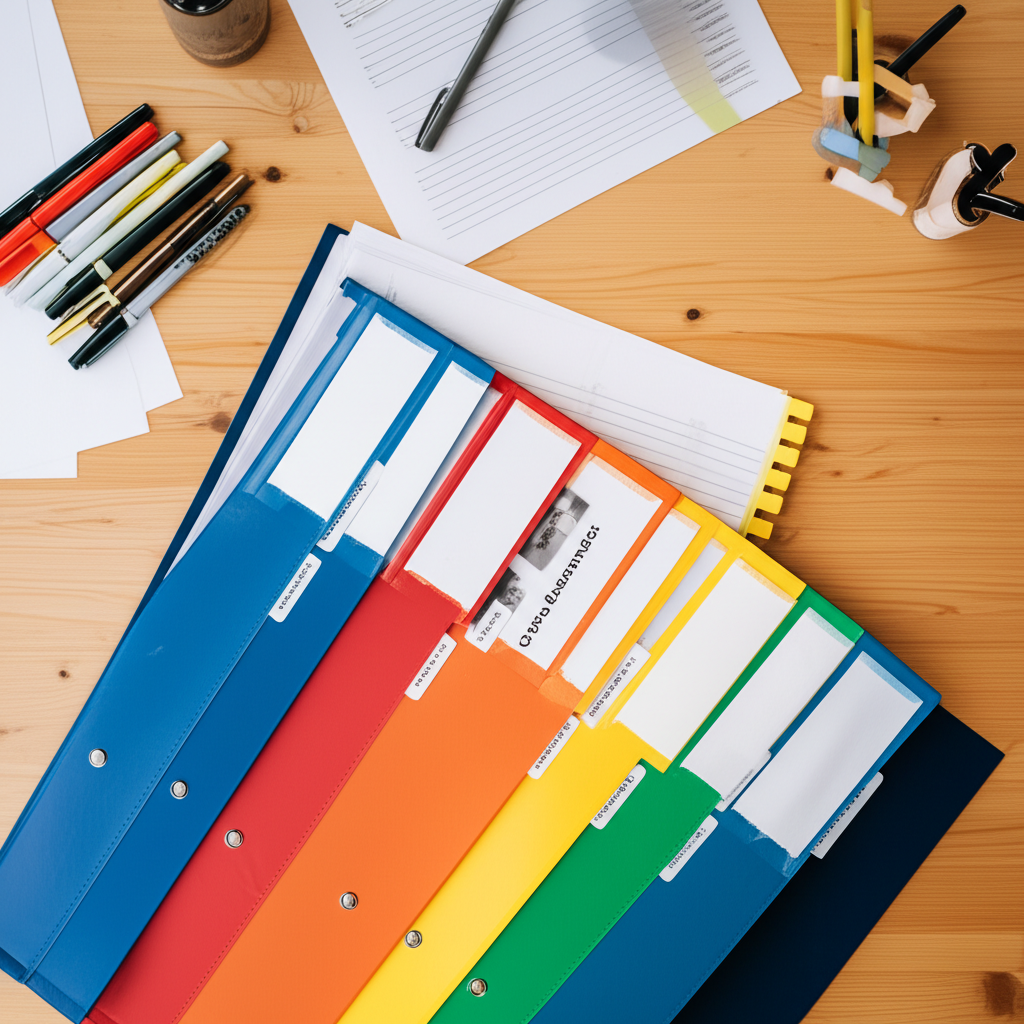 Organização de documentos.