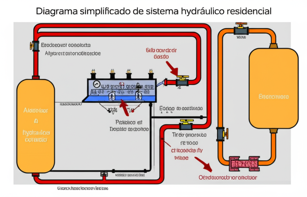 Diagrama simplificado de sistema hidráulico residencial.png