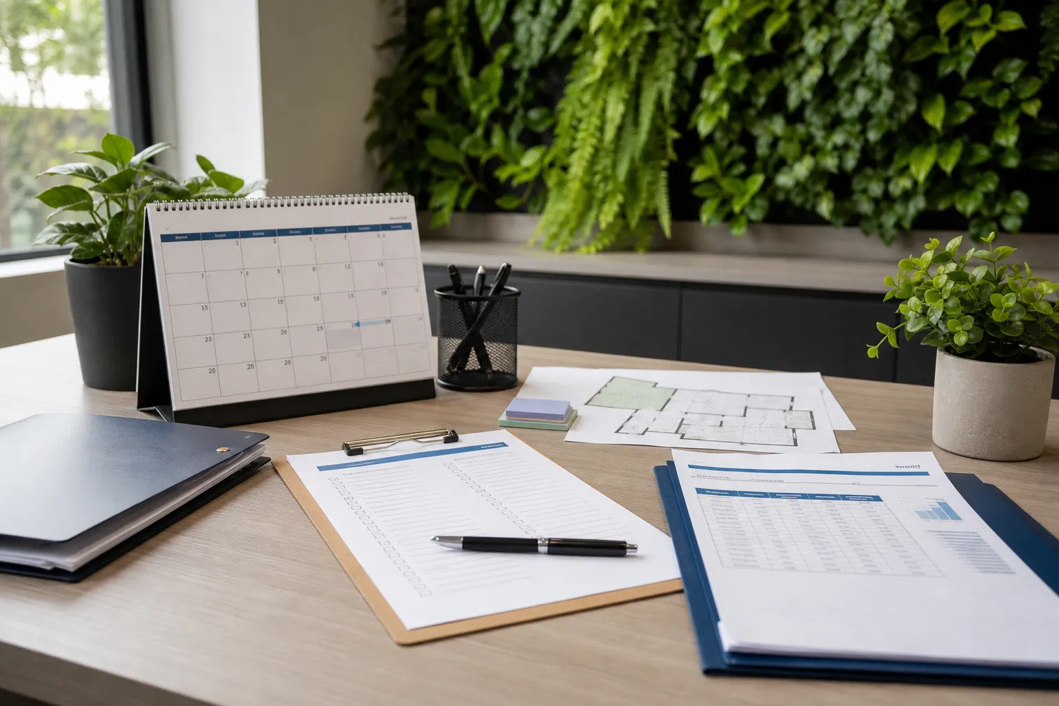 Calendário e checklist de manutenção ajudam a definir a frequência da limpeza.