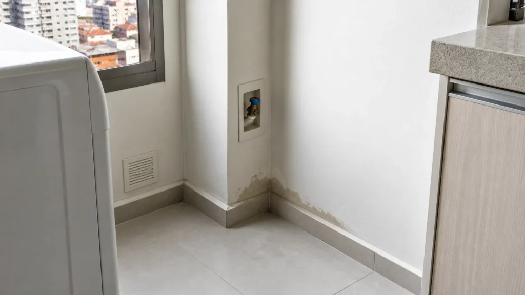 Sinal inicial relacionado a caca vazamento quando e necessario em imóvel residencial.