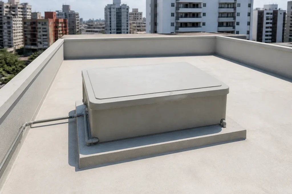 Sinal inicial relacionado a checklist tecnico da caixa dagua em imóvel residencial.