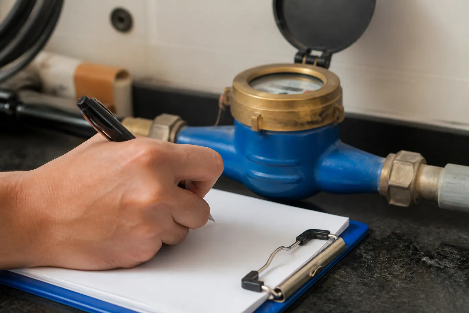 Registro de observações para hidrometro parado ou rodando diferencas.