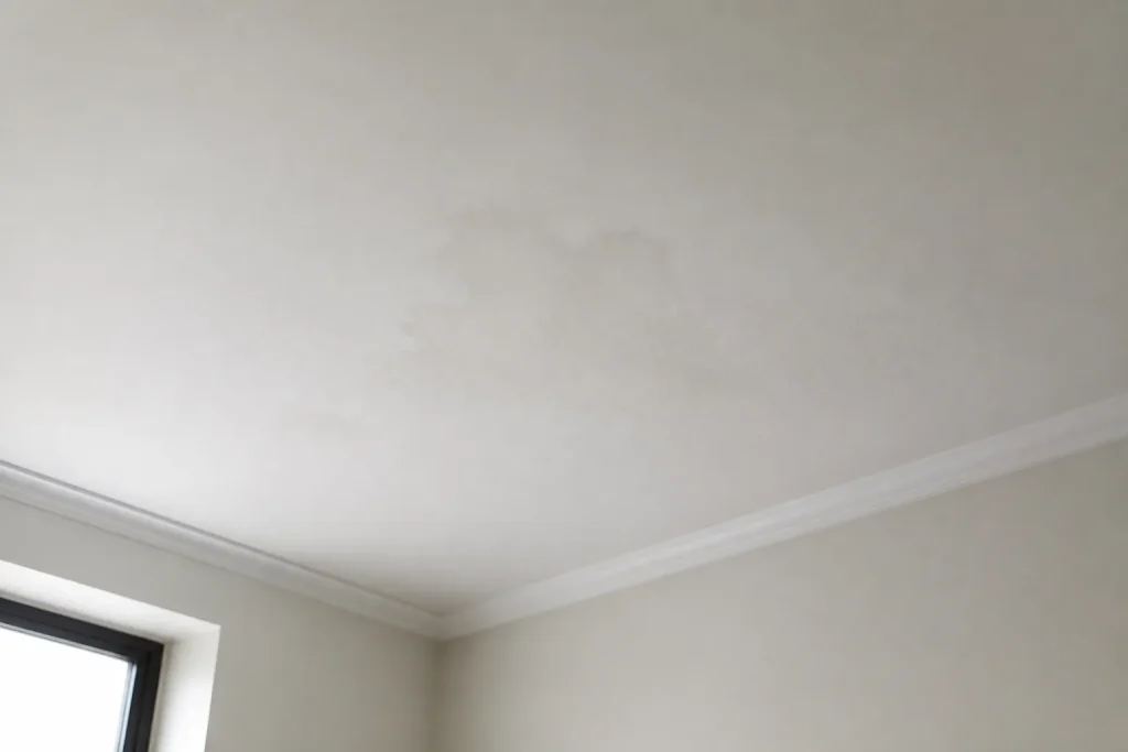Sinal inicial relacionado a Teto Manchado Vazamento ou Infiltração em imóvel residencial.