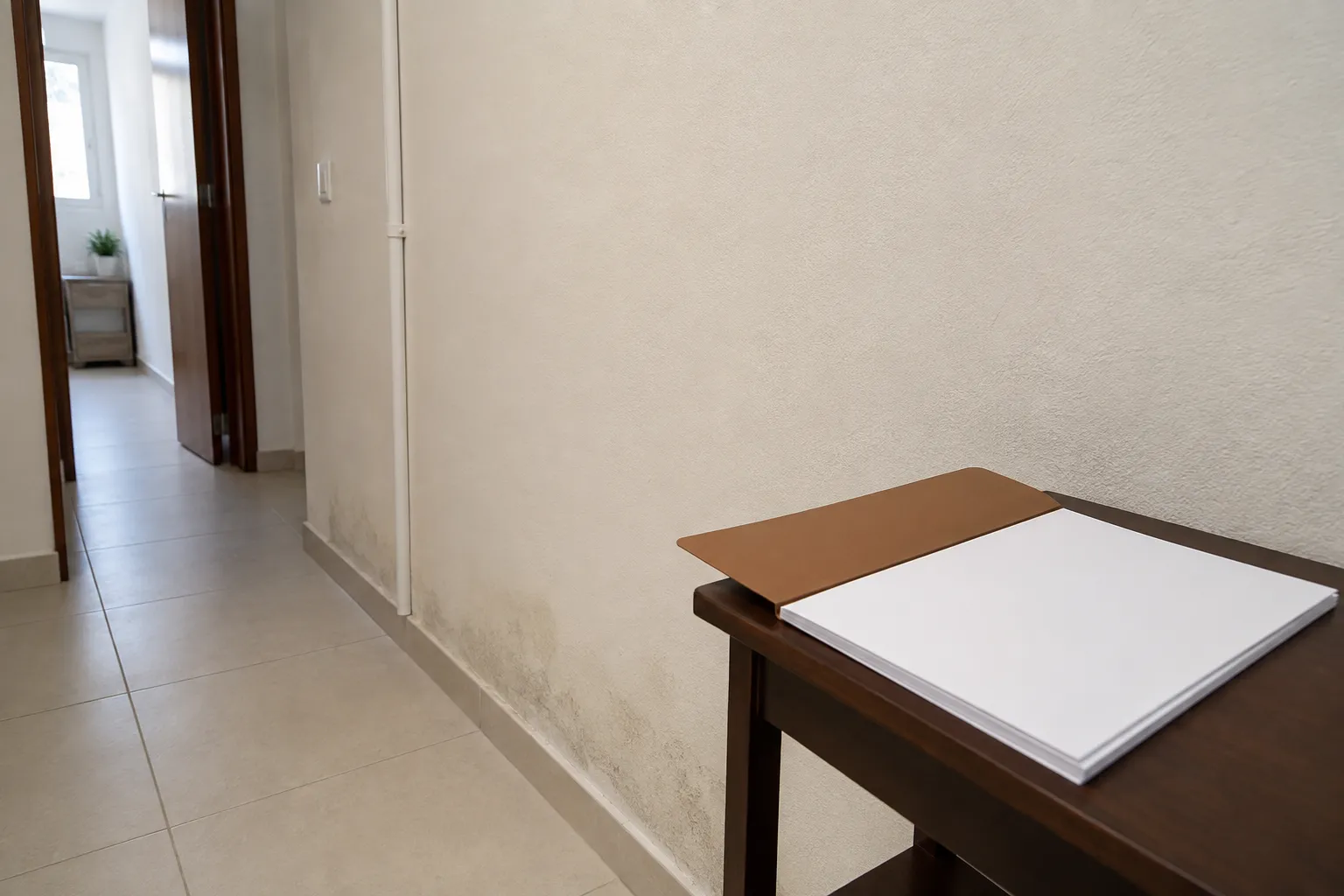 Sinal inicial relacionado a laudo para seguro caca vazamento ajuda em imóvel residencial.