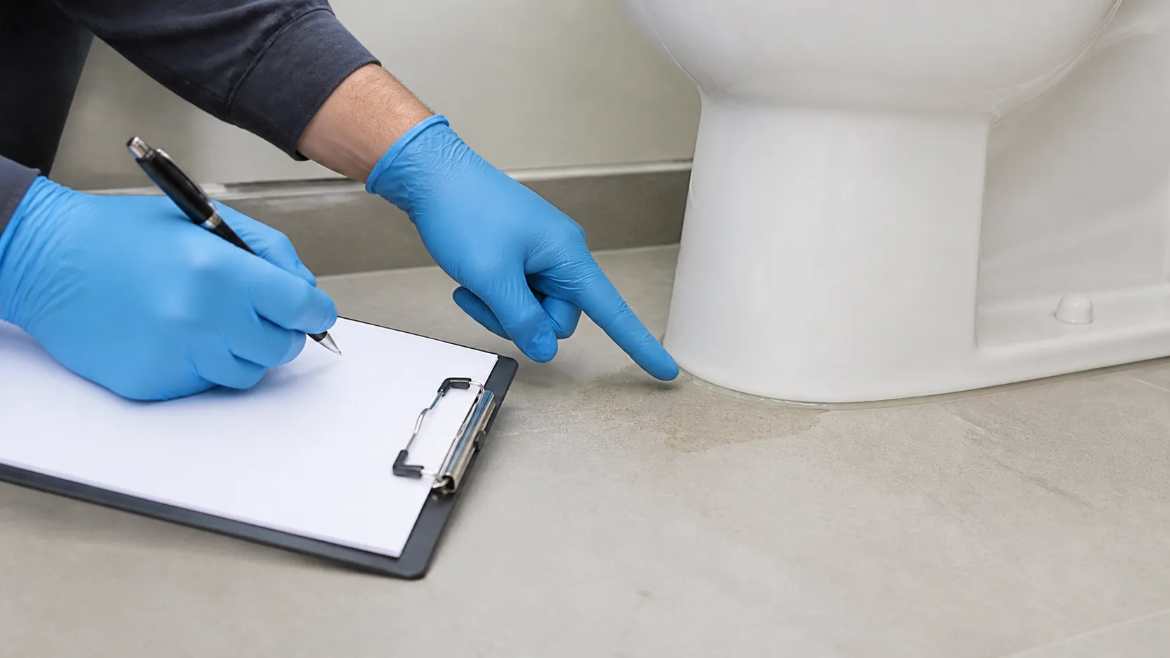 Registro de observações para mancha proxima ao vaso o que indicam possível.