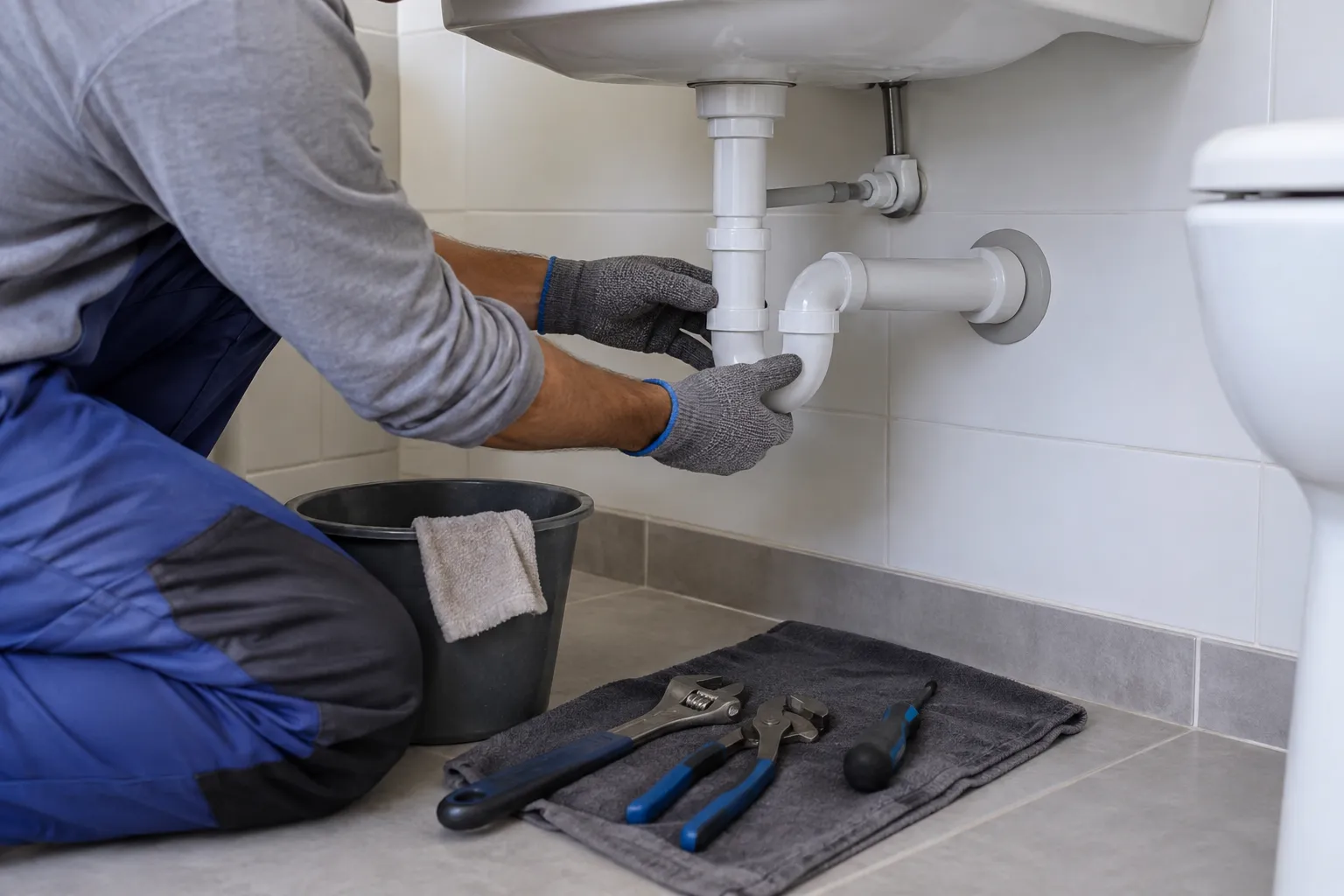 Profissional realiza avaliação técnica relacionada a odor forte em casas de aluguel e atendimento de desentupidora em São Paulo.