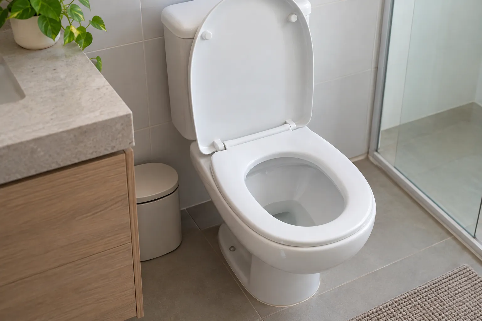 Sinal visível relacionado a Quando a água do vaso baixando devagar merece atenção no imóvel.