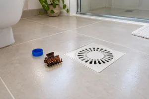 Sinal visível relacionado a Quais objetos pequenos podem causar entupimento no imóvel.